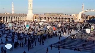 حال و هوای مسجد جمکران در نیمه شعبان