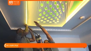 فیلم آموزش نصب آسمان مجازی | آموزش نصب سقف کشسان | آموزش نصب سقف کاذب (نصب سقف کشسان به صورت اشتباه)