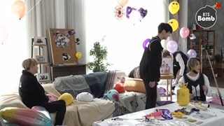 [BANGTAN BOMB] ـ این قسمت : جیمین و بادکنک و هلیومی