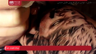 آموزش تاتو طرح ترش پولکا بر روی زانو