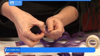 اکستنشن مو - آماده سازی اکستنشن موی چسبی