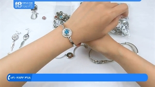 آموزش ساخت زیور آلات مهره ای - ساخت دستبند با مروارید