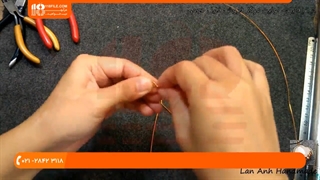 زیورآلات با سیم مسی - ساخت انگشتر با سیم مسی