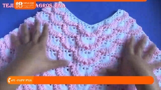 بافت پانچو - بافت پانچو دخترانه