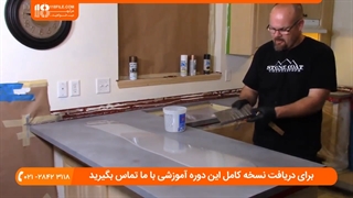 نصب دیوارپوش اپوکسی _ اجرای اپوکسی بر روی صفحه کابینت