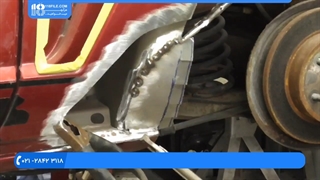 آموزش صافکاری _ تعمیر پوسیدگی گوشه گلگیر خودرو