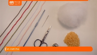 آموزش بافت شخصیت های کارتونی | د کارټون کرکټر جوړښت -بافت عروسک بابانوئل