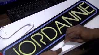 LED Neon Sign "Jordanne"
