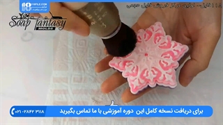 آموزش ساخت صابون به شکل گل سنتی