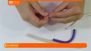 آموزش ساخت زیورآلات خمیری | د ټوټې زیورونو جوړولو زده کړه - ساخت گردنبند خمیری