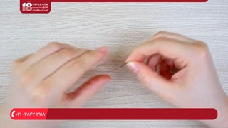 آموزش جواهر دوزی | د پردې د ګلدوزۍ روزنه - دوخت گل سینه سنجاقک