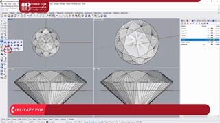 آموزش جواهر سازی | د سرو زرو جوړولو روزنه - راهنمایی طراحی جواهر در نرم افزار راینو