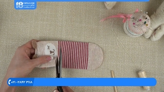 آموزش ساخت عروسک جورابی | لوبه کول - دوخت عروسک دختر مدل 1