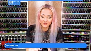 آموزش طراحی ناخن | د نوک امپلانټونه - طراحی امبره عمودی