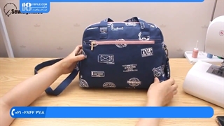 آموزش دوخت کیف جیب دار و زیپی برای نوزاد