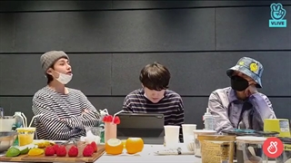 قسمتی از لایو امروز تهیونگ.جیهوپ و شوگا