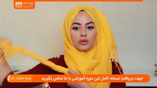 چگونگی بستن شال و روسری به سبک حجاب