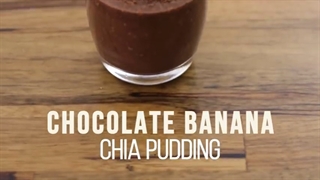 طرز تهیه و دستور پخت پودینگ شکلاتی چیا با بستنی موزی - غذاپز