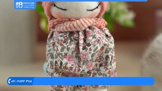 آموزش دوخت عروسک دختر کوچولو با جوراب