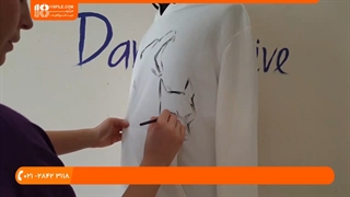 نقاشی روی پارچه - طراحی روباه روی هودی