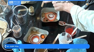 نقاشی با رزین - نقاشی آبستره پرنسس