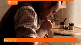 چرم دوزی - آموزش ساخت بند ساعت4