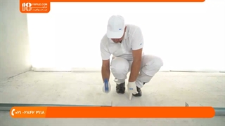 آموزش اجرای کناف کاری - نحوه ایجاد یک پارتیشن درب دار با استفاده از کناف