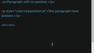 position in css