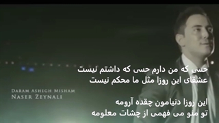 ناصر زینعلی دارم عاشق میشم با متن ترانه Daram ashegh misham Naser Zeinali with lyrics