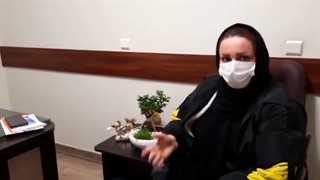 رضایتمندی بیمار عزیزمون از عمل لاپاراسکوپی ناحیه تناسلی توسط خانم دکتر چراغی