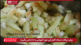 اصول پخت مربا پوست هندوانه خشمزه بدون آهک