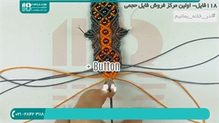 دستبند مکرومه -  آموزش چند ایده بافت دستبند دخترانه