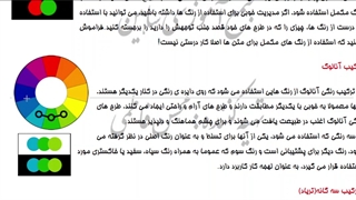 آموزش طراحی گرافیکی رنگی درس 6