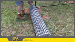نصب توری مش در فضای سبز | راهنمای اجرای اصولی