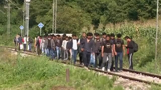 Migrants try to flee Bosnian-Croat border