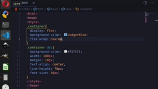 آموزش flex-wrap