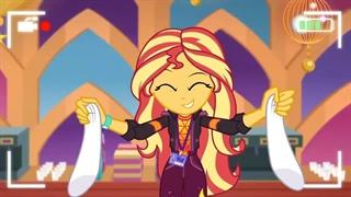 اکواستریاگرلز با سانست در پشت صحنه دوبله فارسی