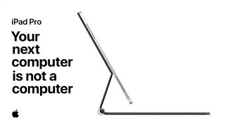 تیزر iPad Pro به نام ( iPad Pro Your next computer is not a computer Apple )
