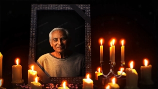 پروژه آماده افترافکت گرامیداشت فرد فوت شده