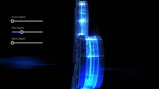 افترافکت لوگوی 3 بعدی با نور بک لایت