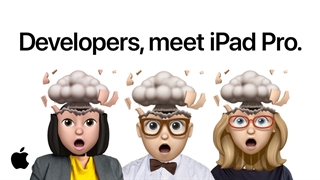 تریلر جدید شرکت اپل به نام ، توسعه دهندگان با آیپد پرو آشنا می شوند .