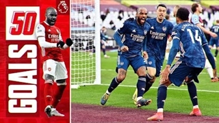 تمام 50 گل الکساندر لاکازت در لیگ برتر جزیره