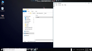 ساخت برنامه ساعت در batch script در command prompt