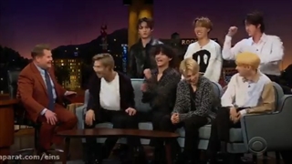 BTS در برنامه جیمز کوردن با زیرنویس فارسی