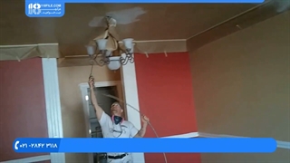 اموزش رنگ آمیزی فضای داخلی ساختمان