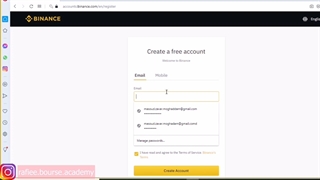 آموزش ثبت نام در صرافی بایننس binance لینک ثبت نام در پایین