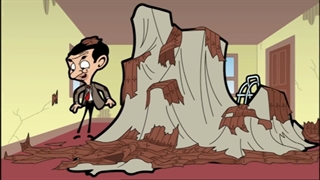 کارتون مستربین _ غذا پختن بین