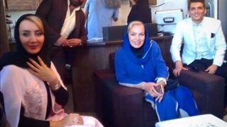 عکس ازدواج سولمازحصاری بازیگر سینما و محسن ورمزیار بازیگر و گوینده جوان غیر چهره