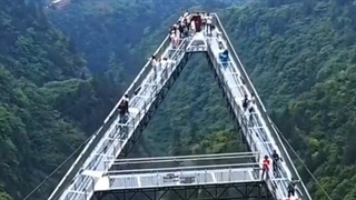 ترسناک ترین پل هوایی چین | پرین پرواز