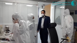 کادر درمانی فرجاد فداکارانه در خط مقدم مبارزه با کرونا